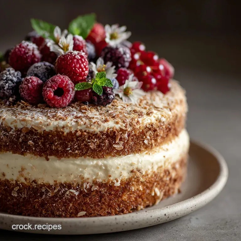 Keto Birthday Cake the Ultimate Moist Vanillaalmond Celebration Cake presentation