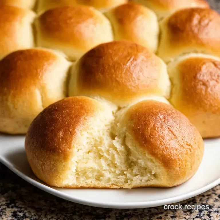 Mommas Magic Easy Noyeast Dinner Rolls presentation