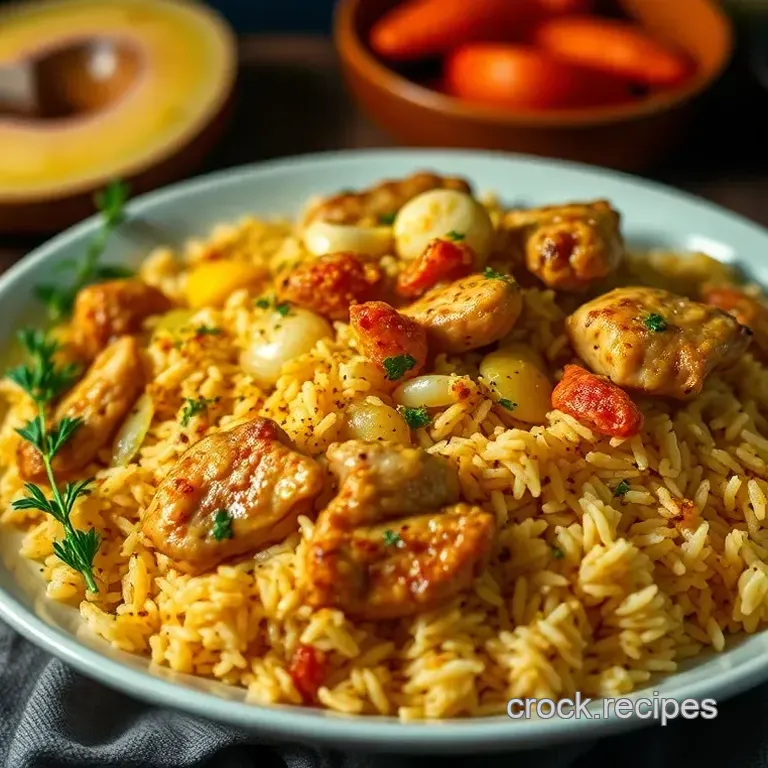 Morassa Polow Ba Morgh: My Colorful Saffron Chicken Pilaf Recipe
