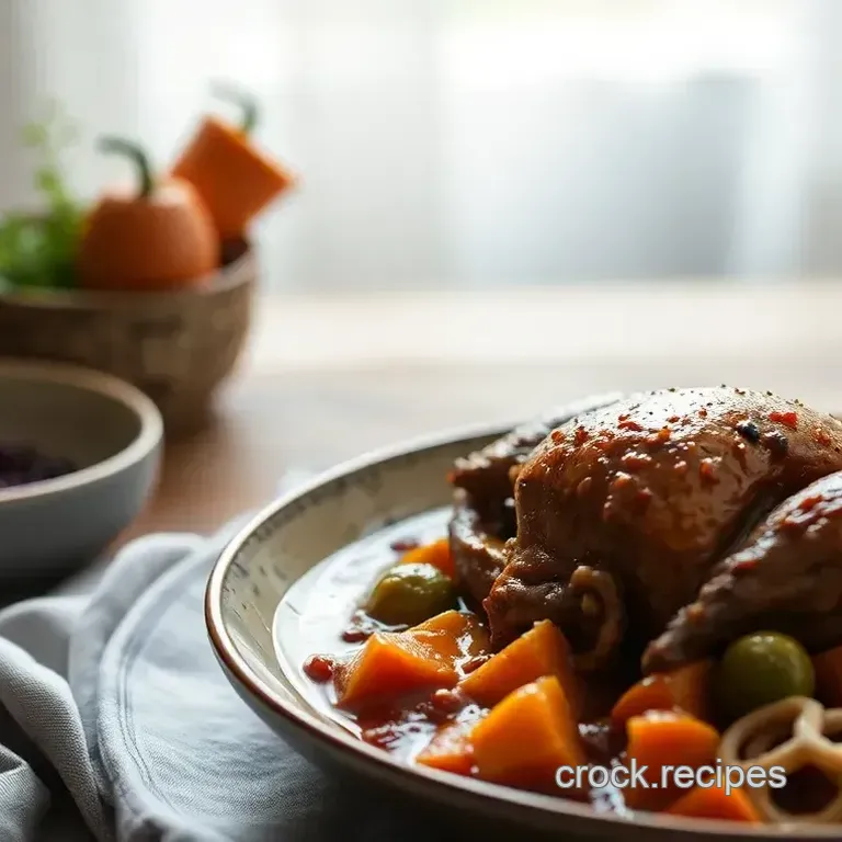 Slow Cooked Guinea Fowl Tagine Sensation