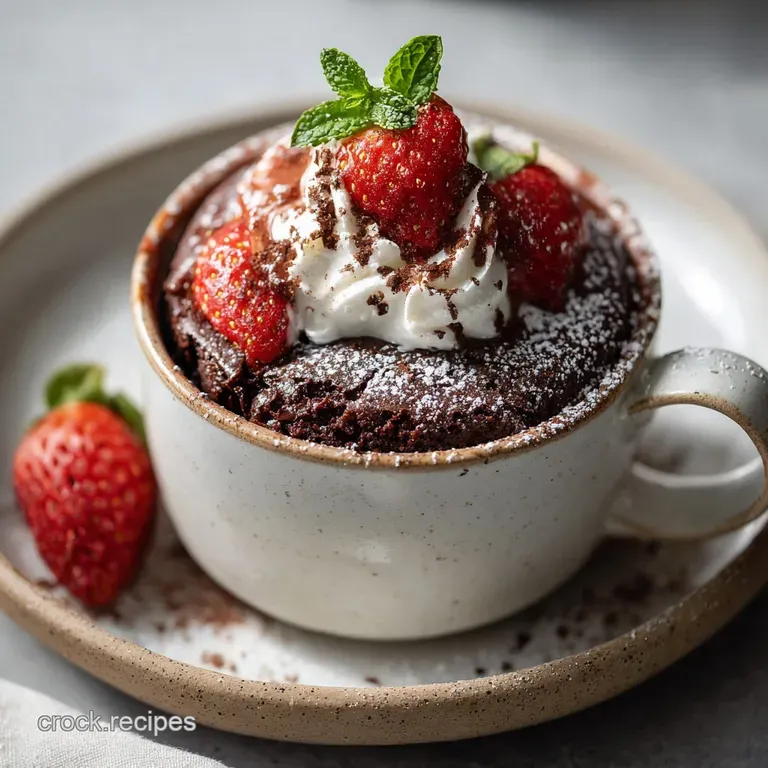 Mugs52 Chocolate Mug Cake: Fudgy and Moist