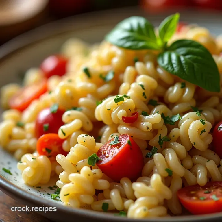 My Big Fat Greek Orzo Salad 7 Secrets to Perfection presentation