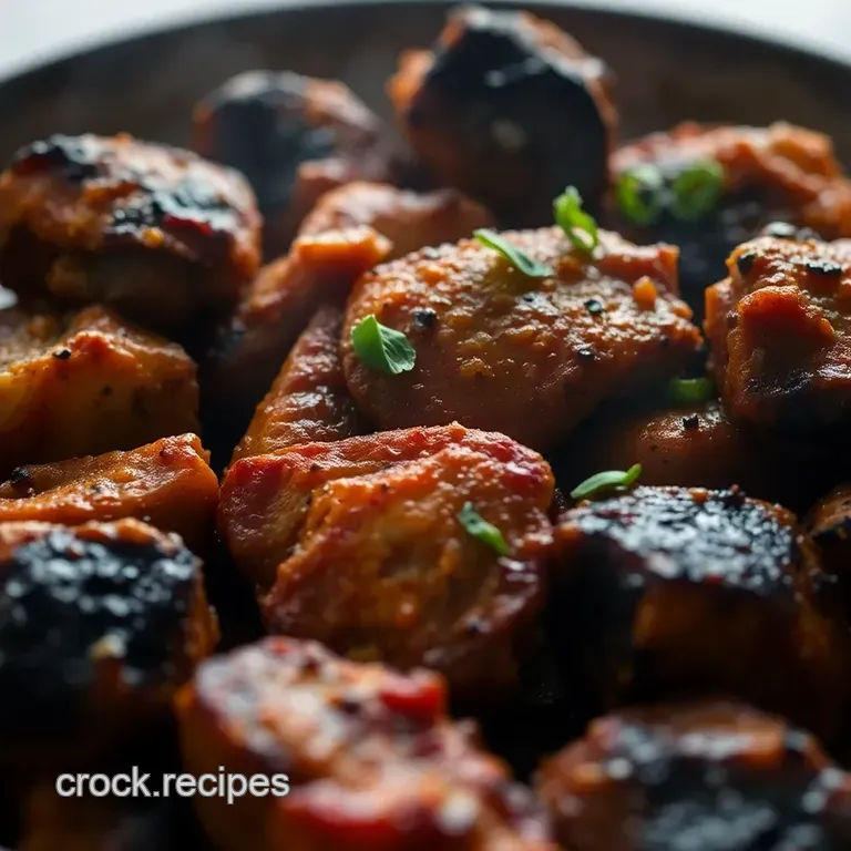 Mystic Onyx Chicken Recipe presentation