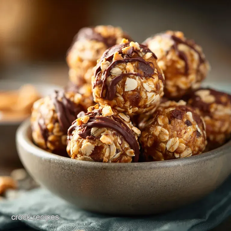 Peanut Butter Oatmeal Balls: the Ultimate 10-Minute No-Bake Energy Bites presentation