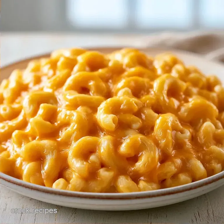 No Boil Crockpot Mac and Cheese: Creamy