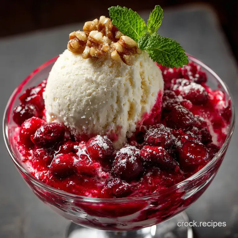 Creamy Cranberry Frozen Dessert: Velvet No-Churn Parfait Recipe