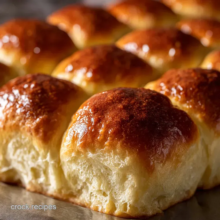No Knead Butterhorn Dinner Rolls: the Easiest Overnight Recipe presentation