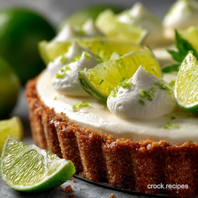 Cream Cheese Lime Pie The UltraCreamy NoBake Summer Dessert
