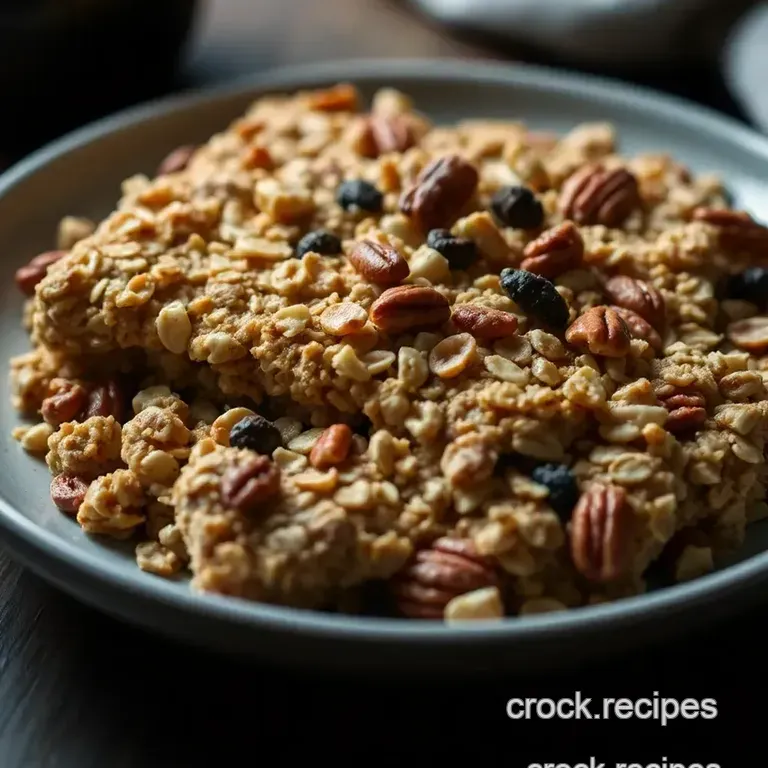 Nourishing No-Bake Granola Bars presentation