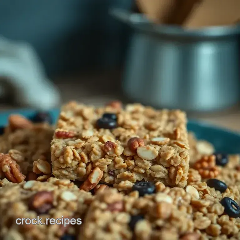 Nourishing No-Bake Granola Bars