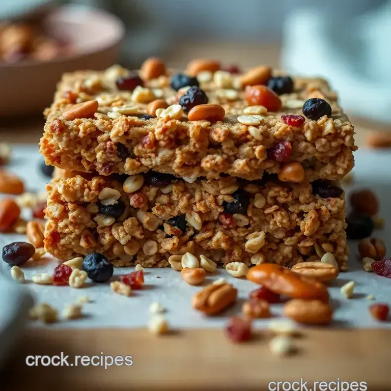Nutty Granola Flapjacks: a Healthy Bite of Energy presentation