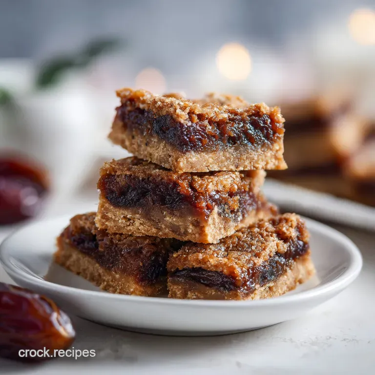 A single baked bar artfully arranged on a white plate, showcasing its crumbly topping.