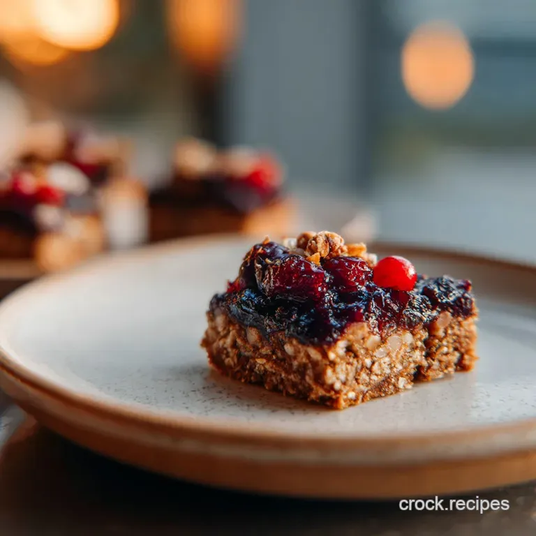 Old Fashioned Date Bars: Toasted Oat and Fruit