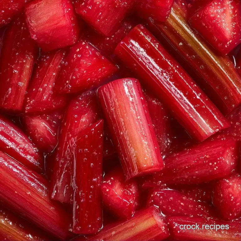 Glossy pink fruit sauce drizzled elegantly over creamy cheesecake, accented by a fresh mint leaf and berry.