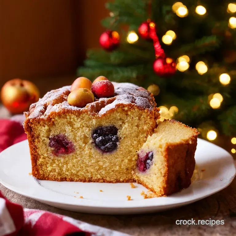 Omas Oldfashioned German Fruitcake a Taste of Christmas Past presentation
