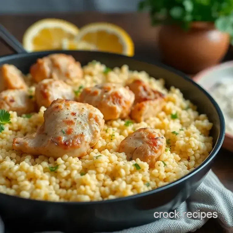 One-Pan Chicken Couscous Delight