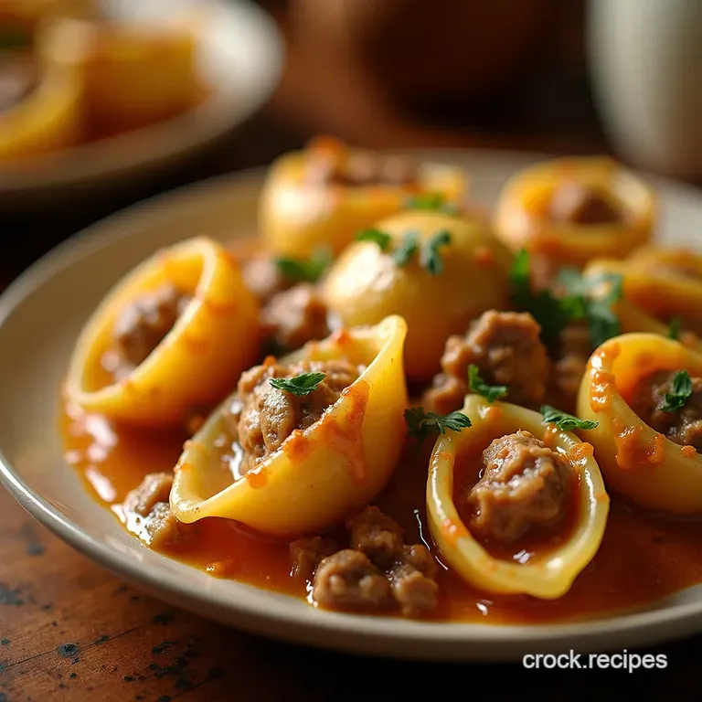 Onepot Creamy Beef Shells the Ultimate Comfort Food Shortcut presentation