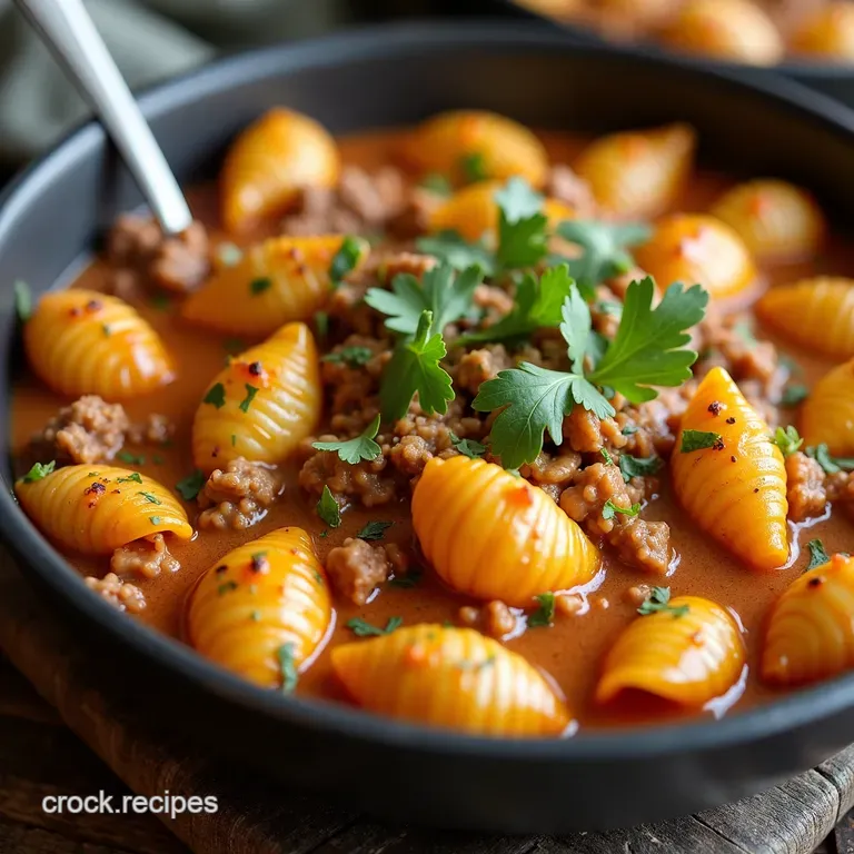 OnePot Creamy Beef Shells The Ultimate Comfort Food Shortcut