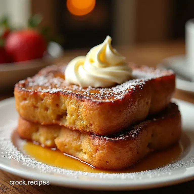 Ooh La La the Ultimate Crispycrusted French Toast presentation