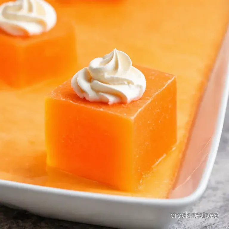 Orange Creamsicle Dream Jello Sunshine in a Spoon presentation