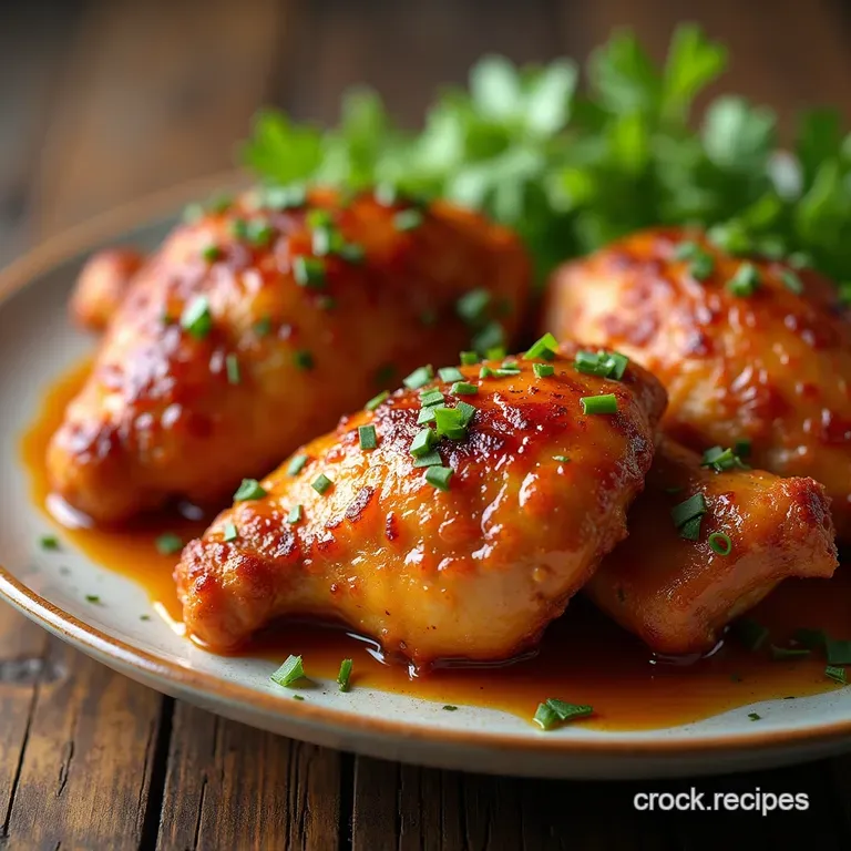 The Sticky Sensation OvenBaked Crunchy Hot Honey Chicken
