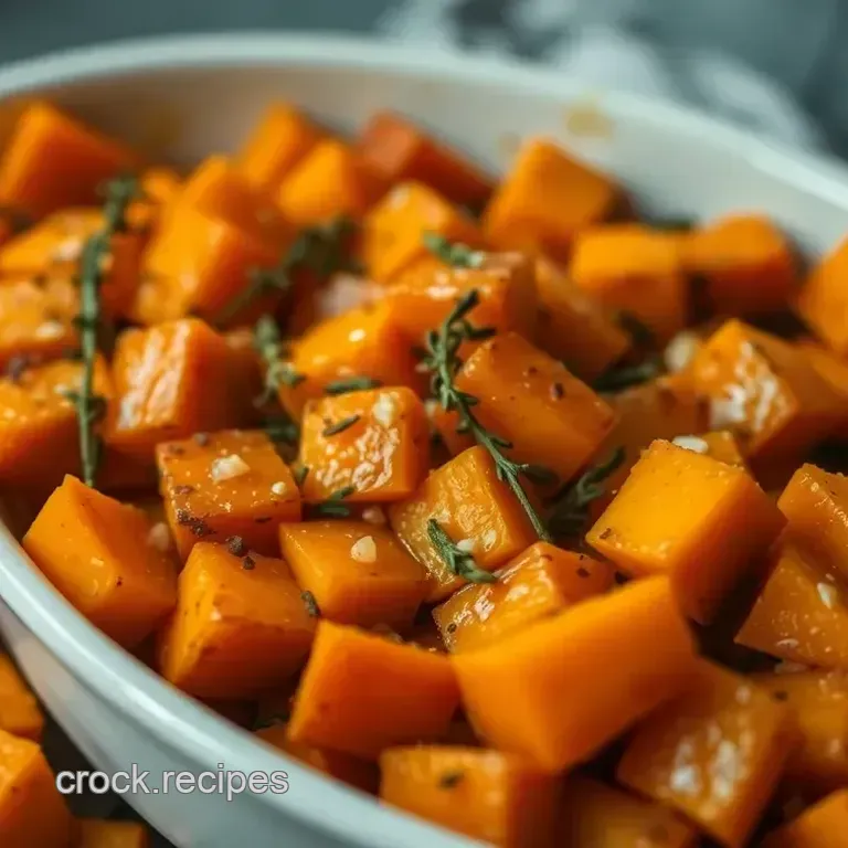 Oven-Roasted Butternut Squash with Honey and Thyme