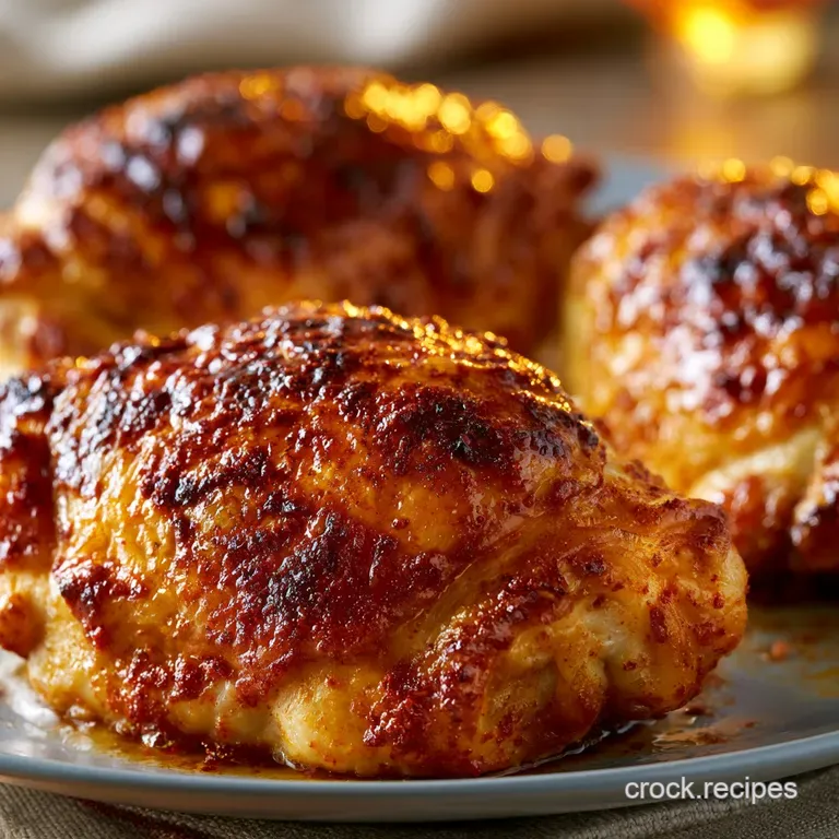 Oven Roasted Chicken Thighs: Ultra Crispy
