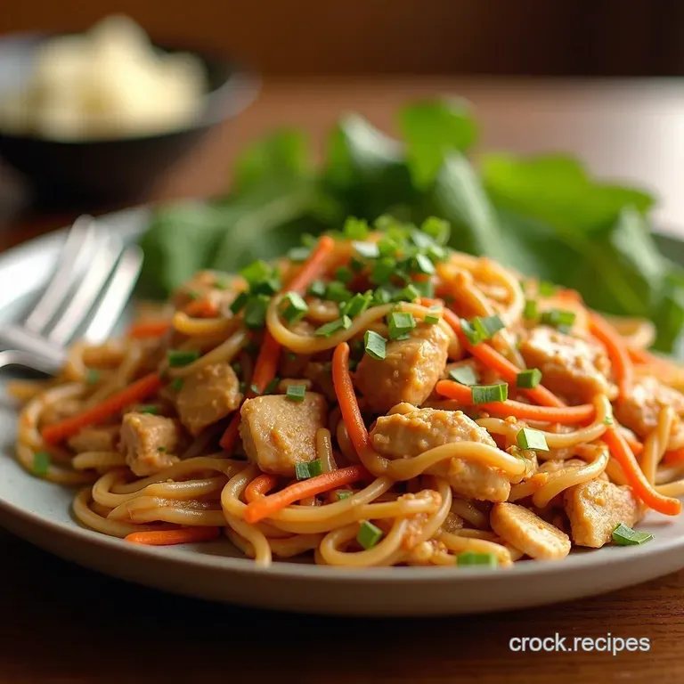 Pad Thai Perfection Chicken in 30 Minutes presentation