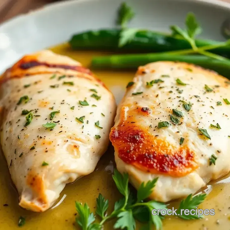Butter-Collar Chicken with Herb Sauce