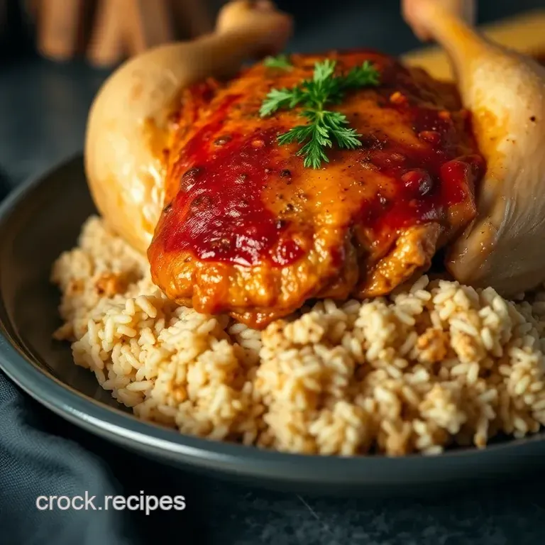 Pasty Butt Chicken Recipe presentation