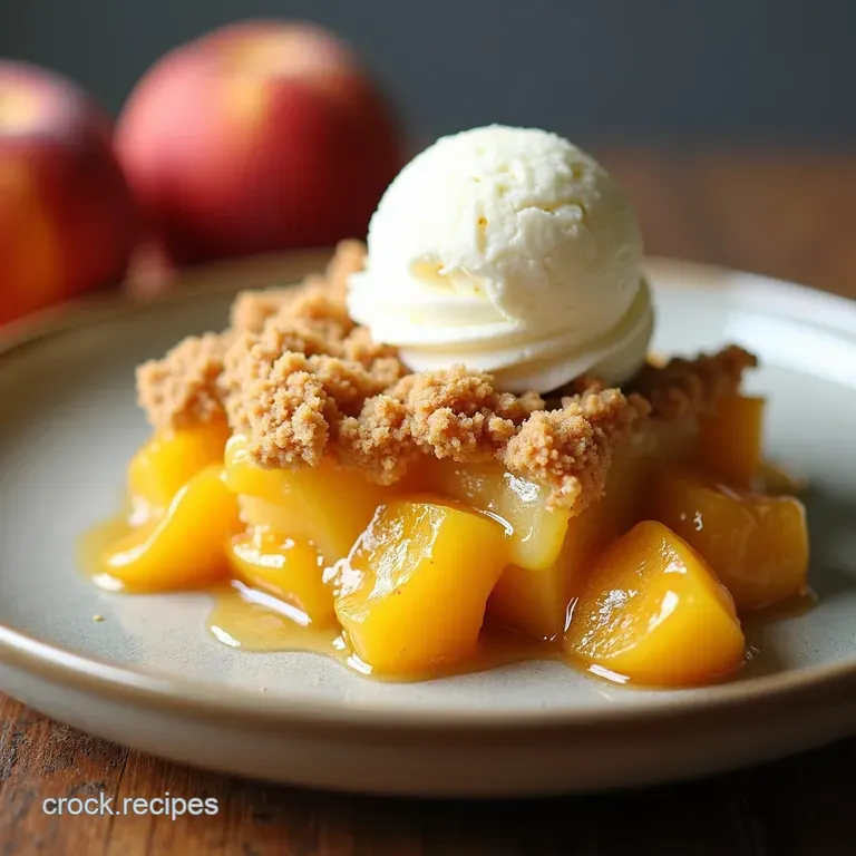 Peachy Keen Cobbler 5Step Summer Bliss