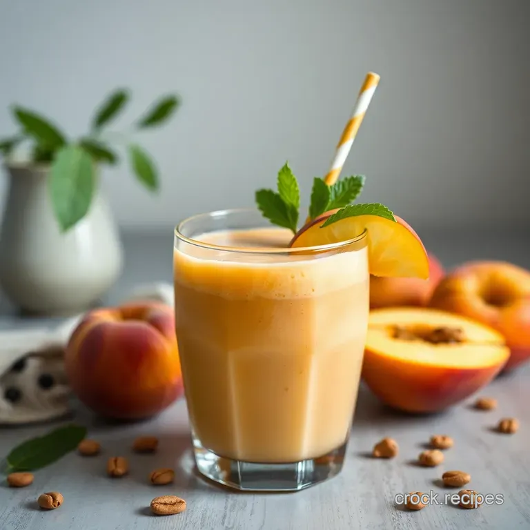 Peachy Keen Smoothie: A Summer Sunshine in a Glass