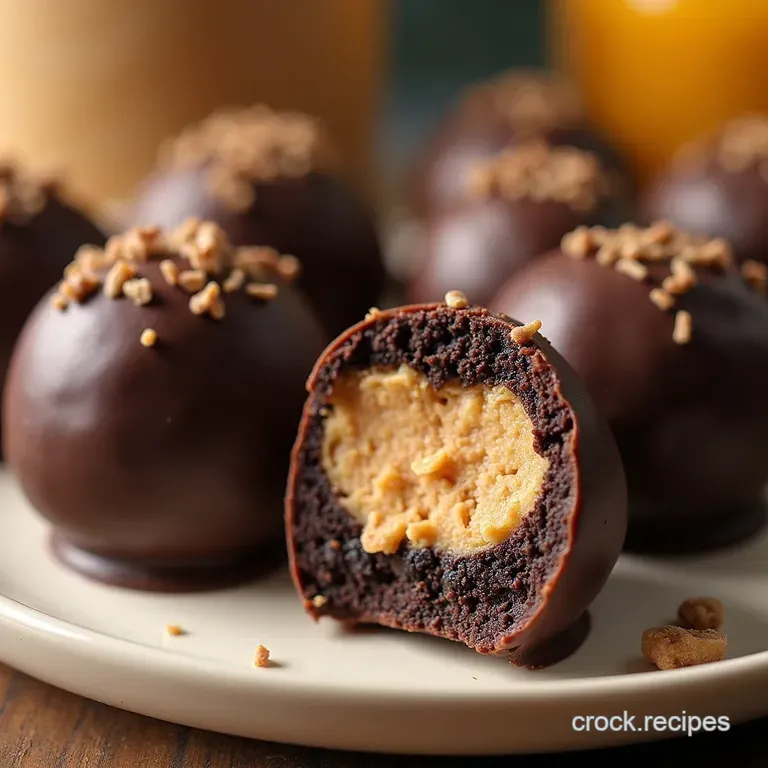 Nobake Peanut Butter Oreo Truffles the Ultimate Threeingredient Treat presentation