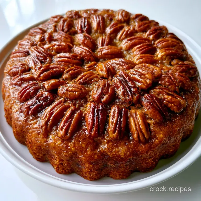 Pecan Pie Cake Oven Recipe: Rich and Gooey