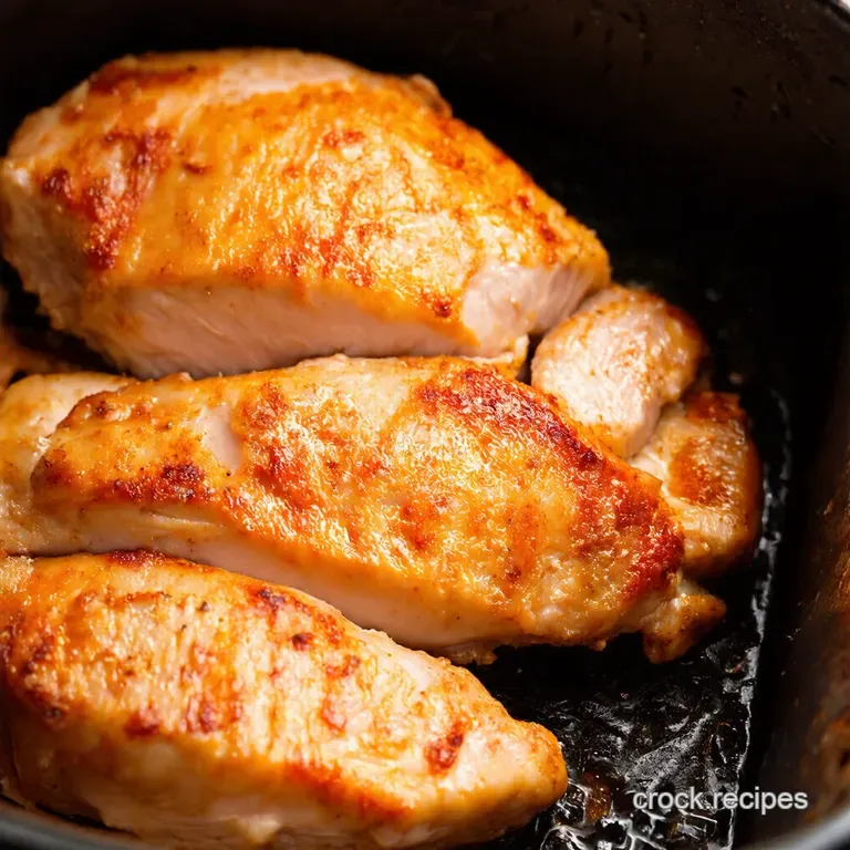 Perfectly Air Fried Chicken Breast presentation