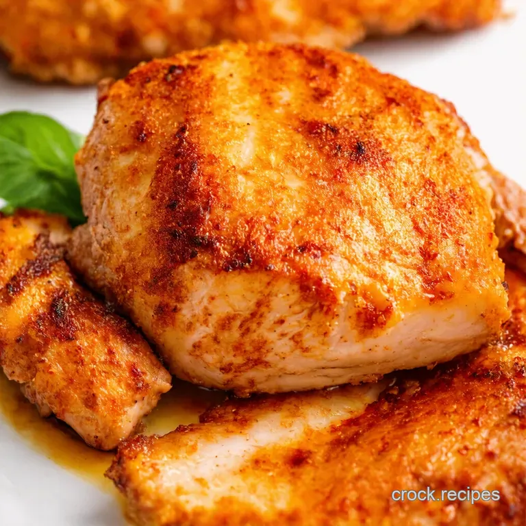 Perfectly Air Fried Chicken Breast