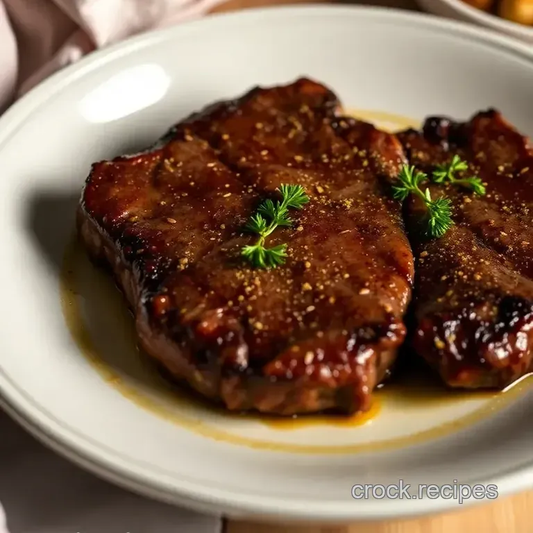 Perfectly Air-Fried Steak: a Juicy Delight presentation