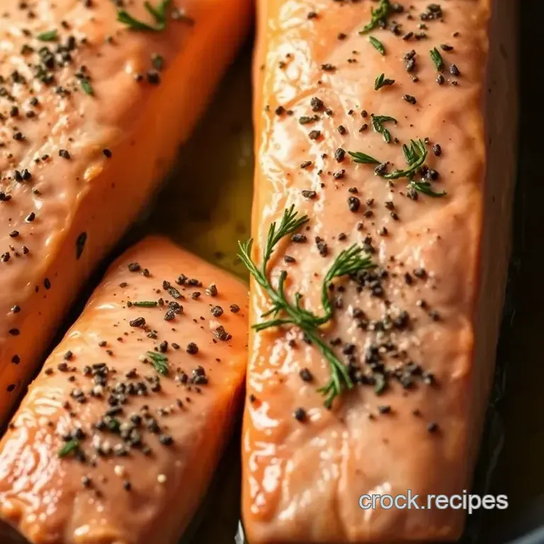Perfectly Baked Salmon: A Flavorful Delight presentation