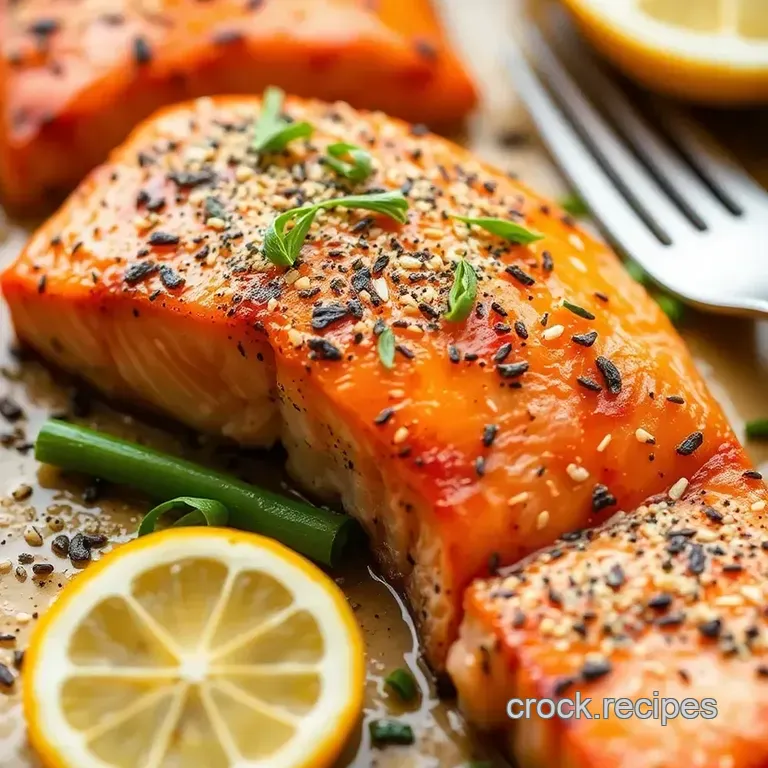 Perfectly Baked Salmon at 400&deg;F presentation