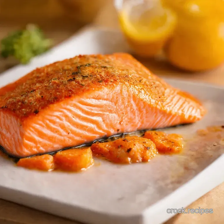 Perfectly Baked Salmon at 400F a Simple Flaky Delight presentation