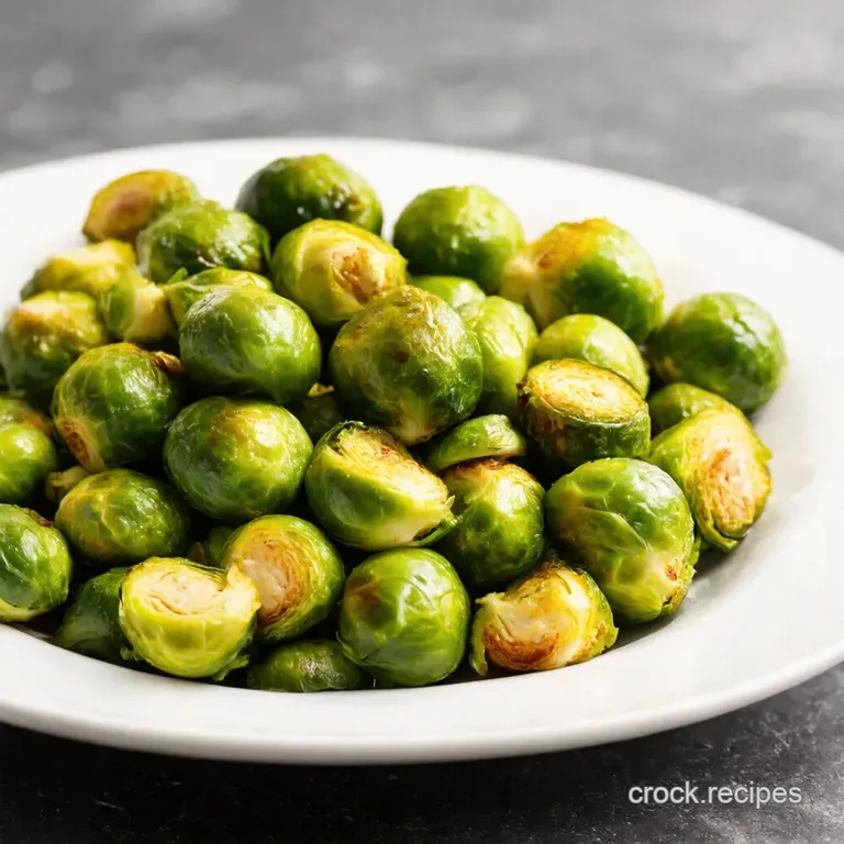 Perfectly Caramelized Roasted Brussels Sprouts with Balsamic Glaze