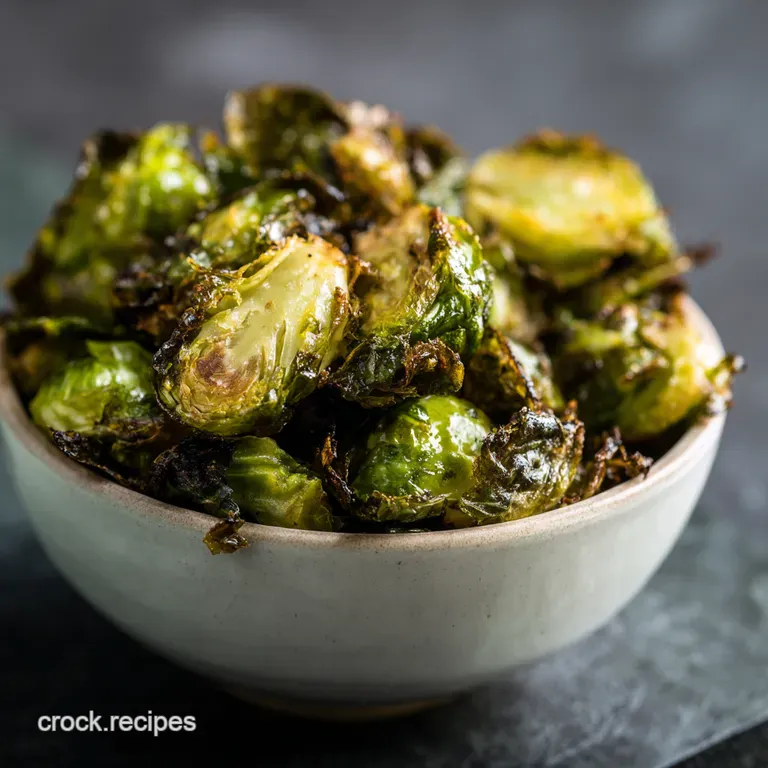 Perfectly Crispy Air Fryer Brussel Sprouts