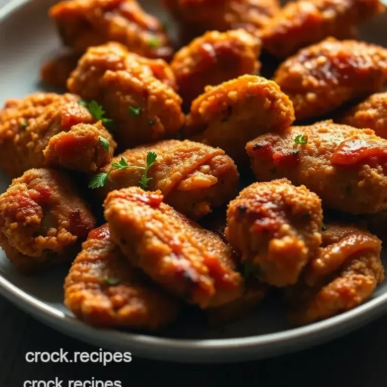 Perfectly Crispy Air Fryer Chicken presentation