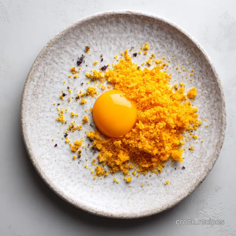 Cured Egg Yolks: the Golden Umami Dust Recipe presentation