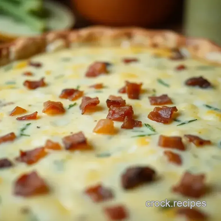 Perfectly Puffed Crustless Quiche Lorraine