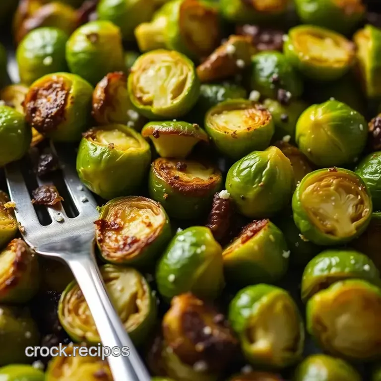 Perfectly Roasted Brussels Sprouts presentation