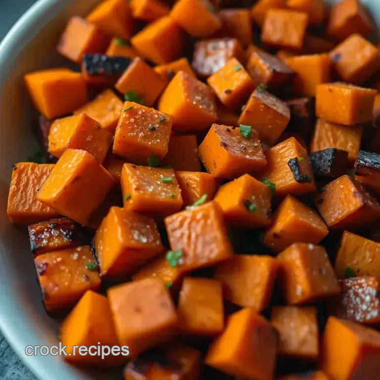 Perfectly Roasted Sweet Potatoes: Simple & Delicious presentation