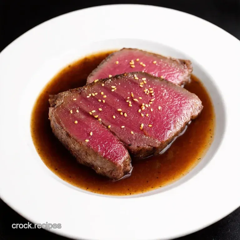 Perfectly Seared Tuna Steaks with SesameGinger Glaze