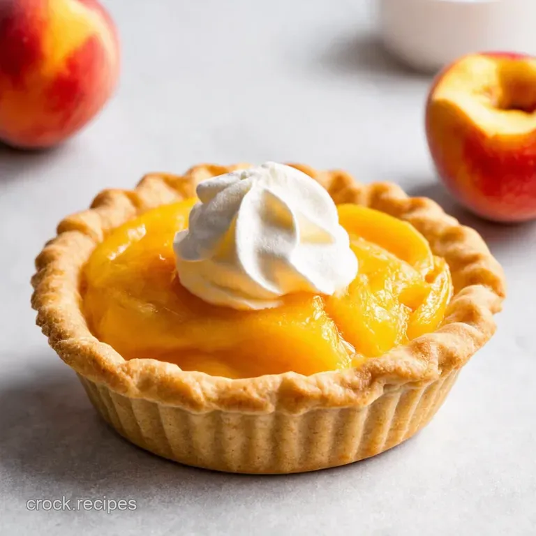 PintSized Peach Perfection Mini Peach Pies