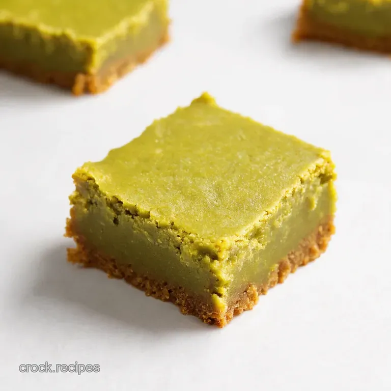 Pistachio Bliss Bars